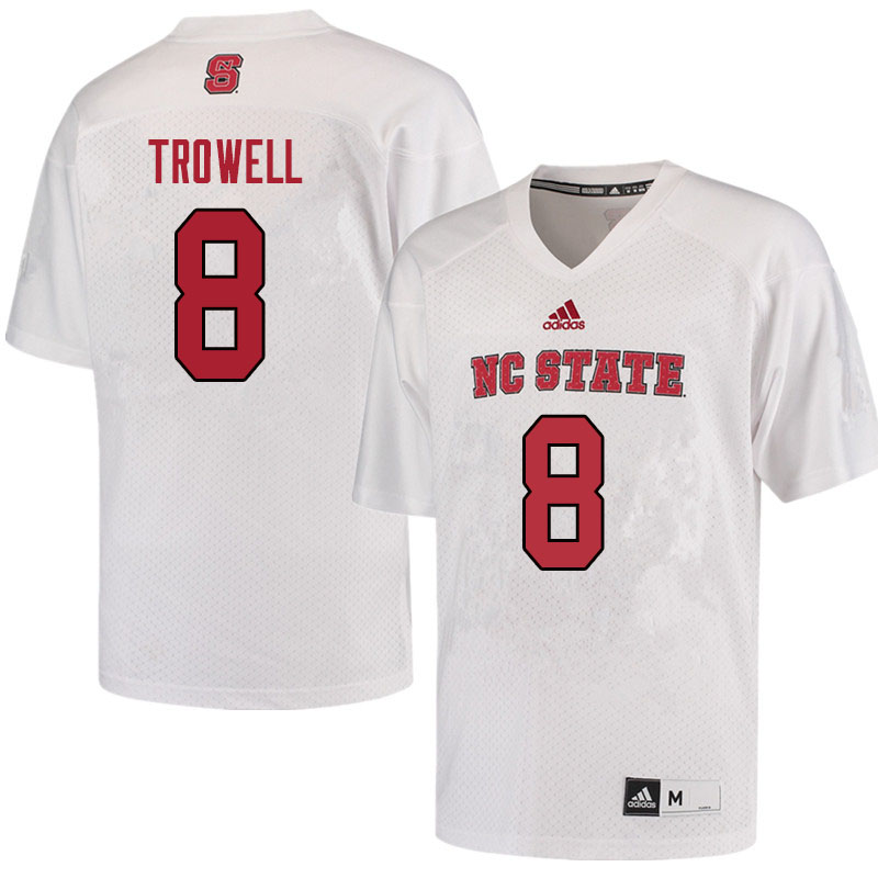 Men #8 Maurice Trowell NC State Wolfpack College Football Jerseys Sale-Red - Click Image to Close